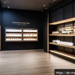 Home 23 향기 마케팅의 고객 가치 제안 - A cozy, upscale retail boutique interior in Germany, elegantly decorated with subtle scent diffusers...