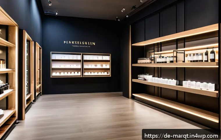 향기 마케팅의 고객 가치 제안 - A cozy, upscale retail boutique interior in Germany, elegantly decorated with subtle scent diffusers...